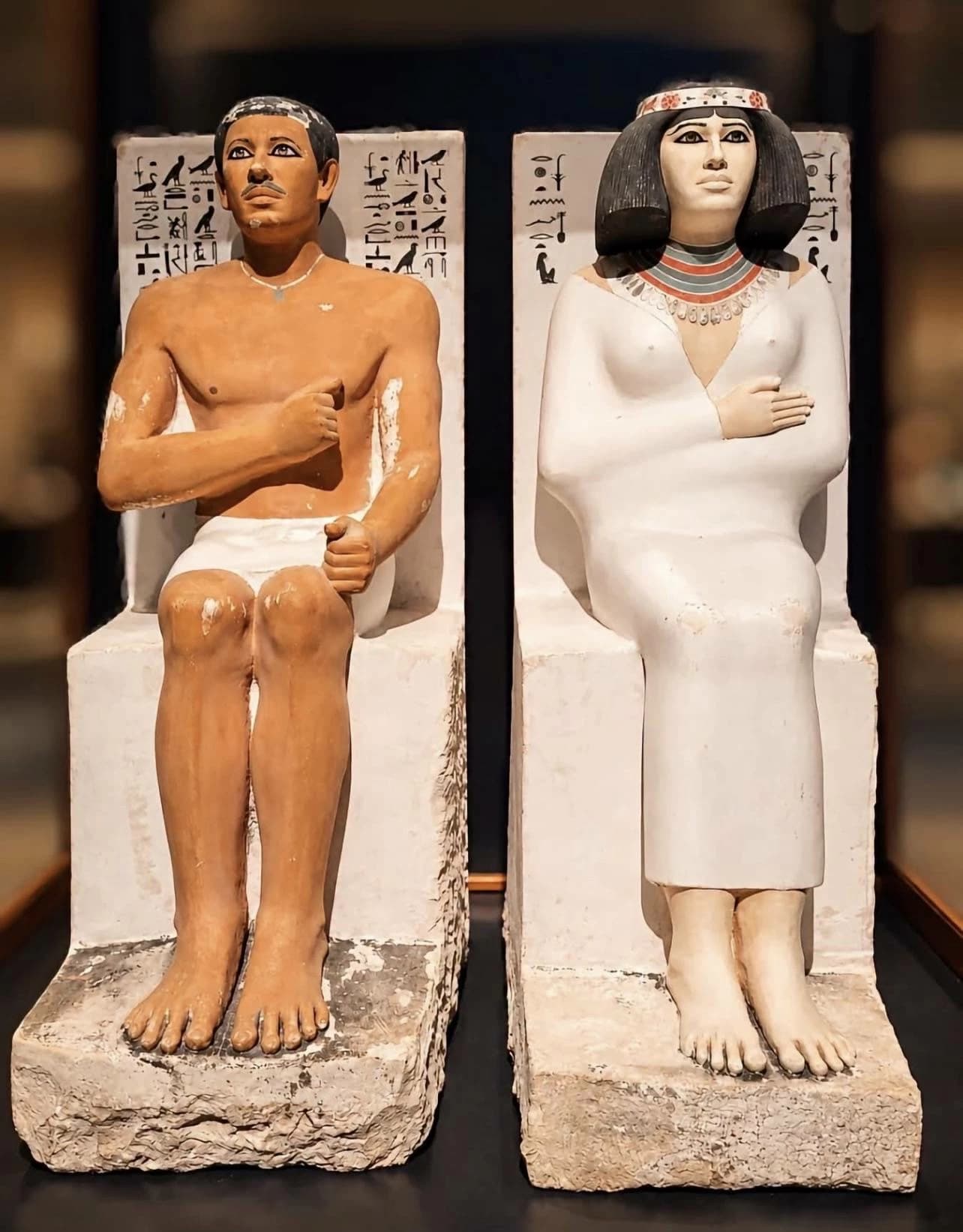 Ra Hetep and Nefert statues reveal ancient secrets