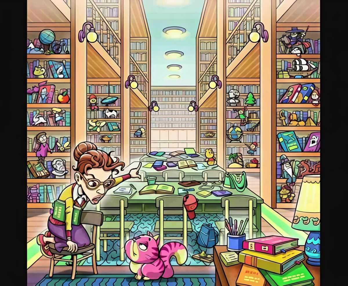 Find the hidden mouse in 16 seconds
