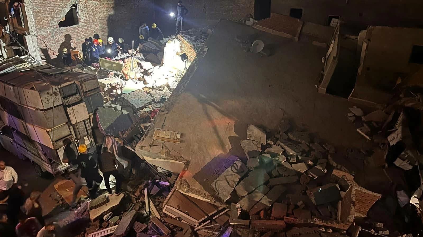 Alexandria officials oversee Al-Raml collapse rescue