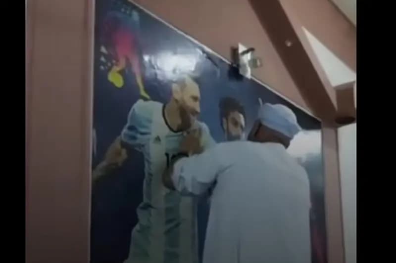 Messi Goes from Hero to Outcast After Tearing Up and Hanging the Picture of Chipsy