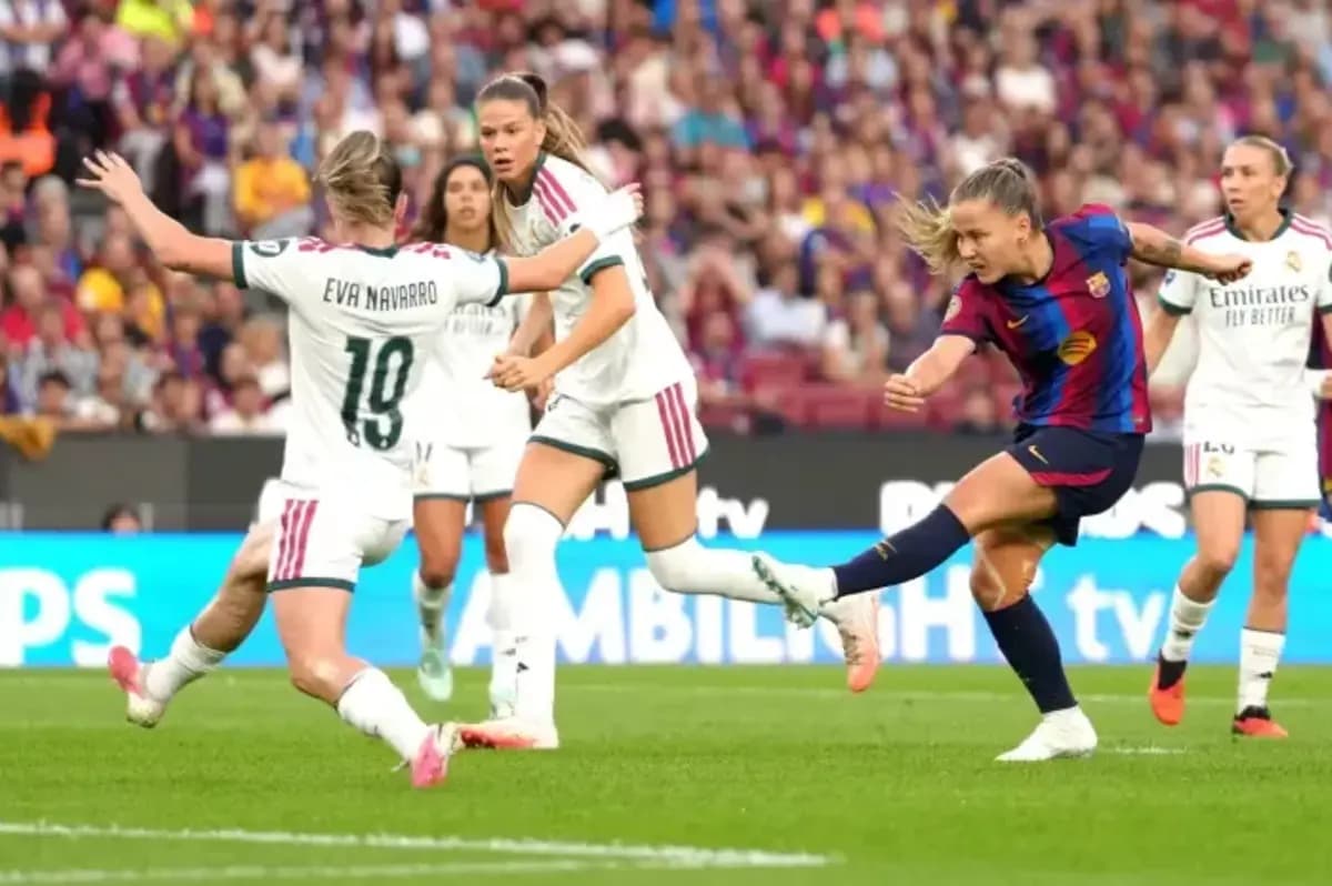 Barcelona hands Real Madrid largest Women's League defeat
