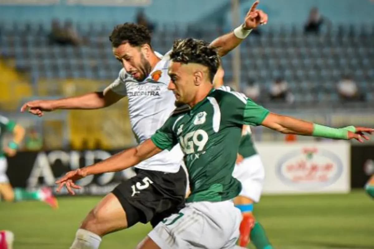المصري يتأهل على سيراميكا بكأس الرابطة