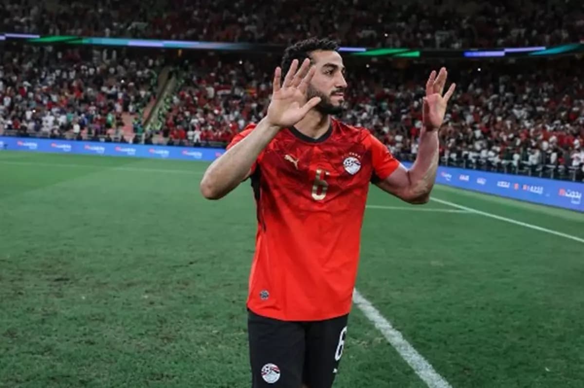 عبد المنعم يتدرب مع مصر قبل الأرجنتين