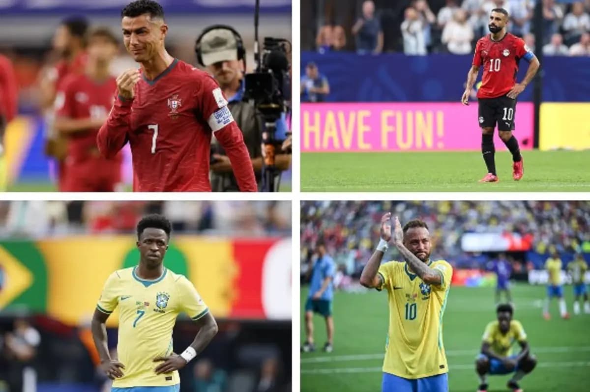 Cristiano Ronaldo, Neymar, and Mohamed Salah Reactions as Stars Depart from 2026 World Cup (Photos)