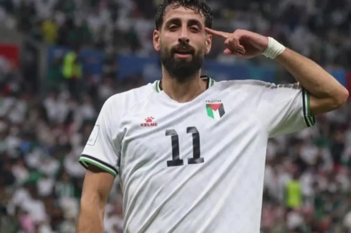 Palestine honors top scorer Oday Al-Dabbagh