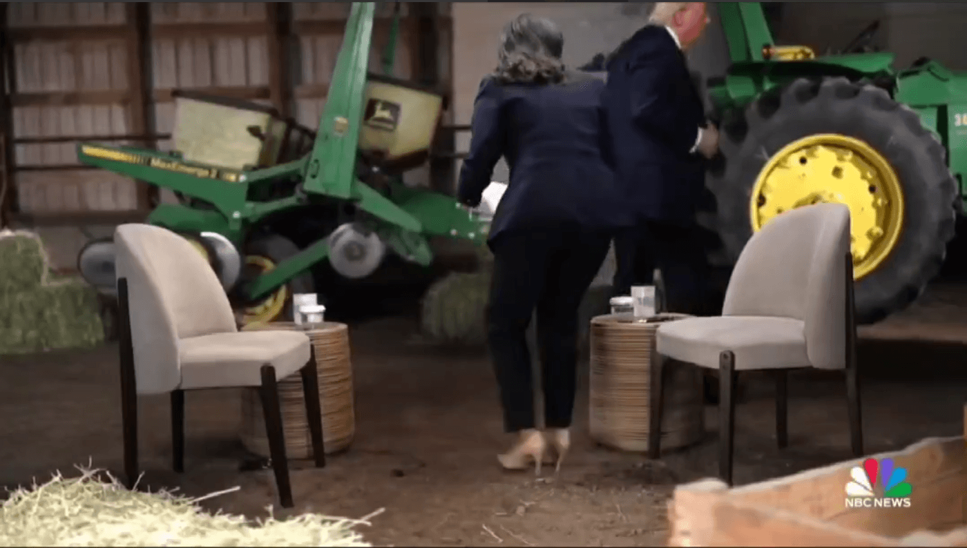 ترامب يترك مقابلة مع NBC News غاضبا