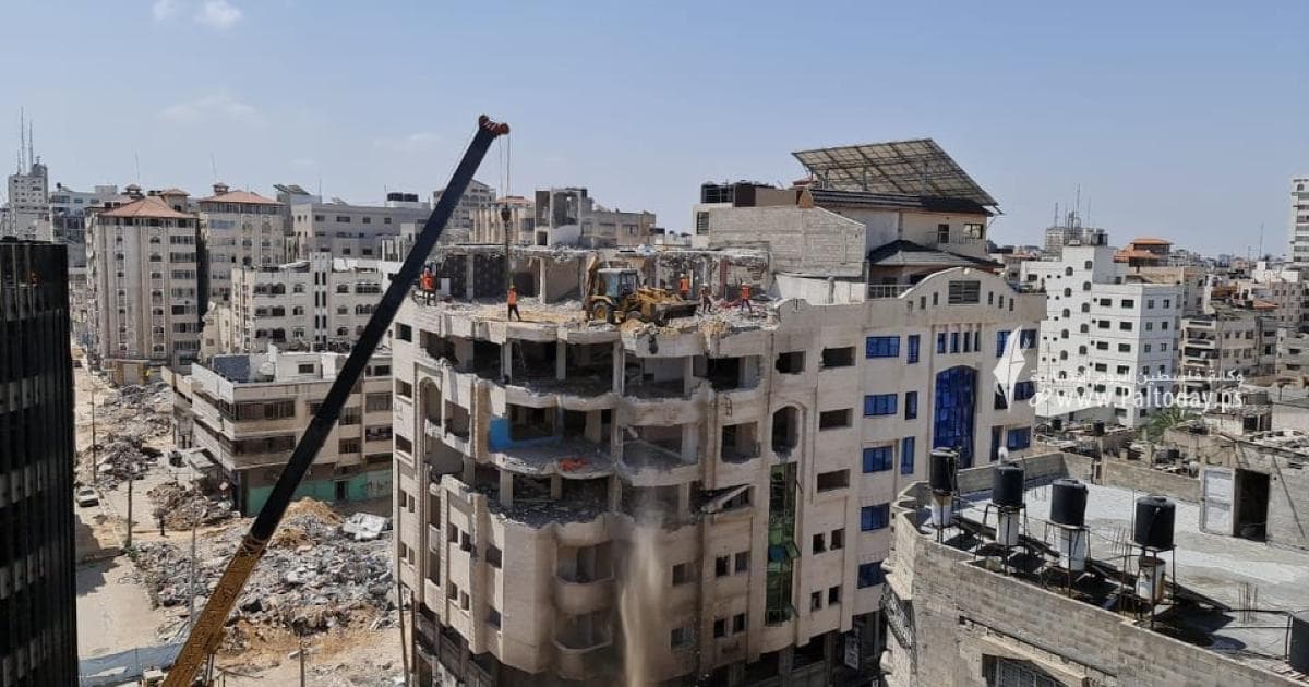 Gaza Buildings Collapse Plan Agreed