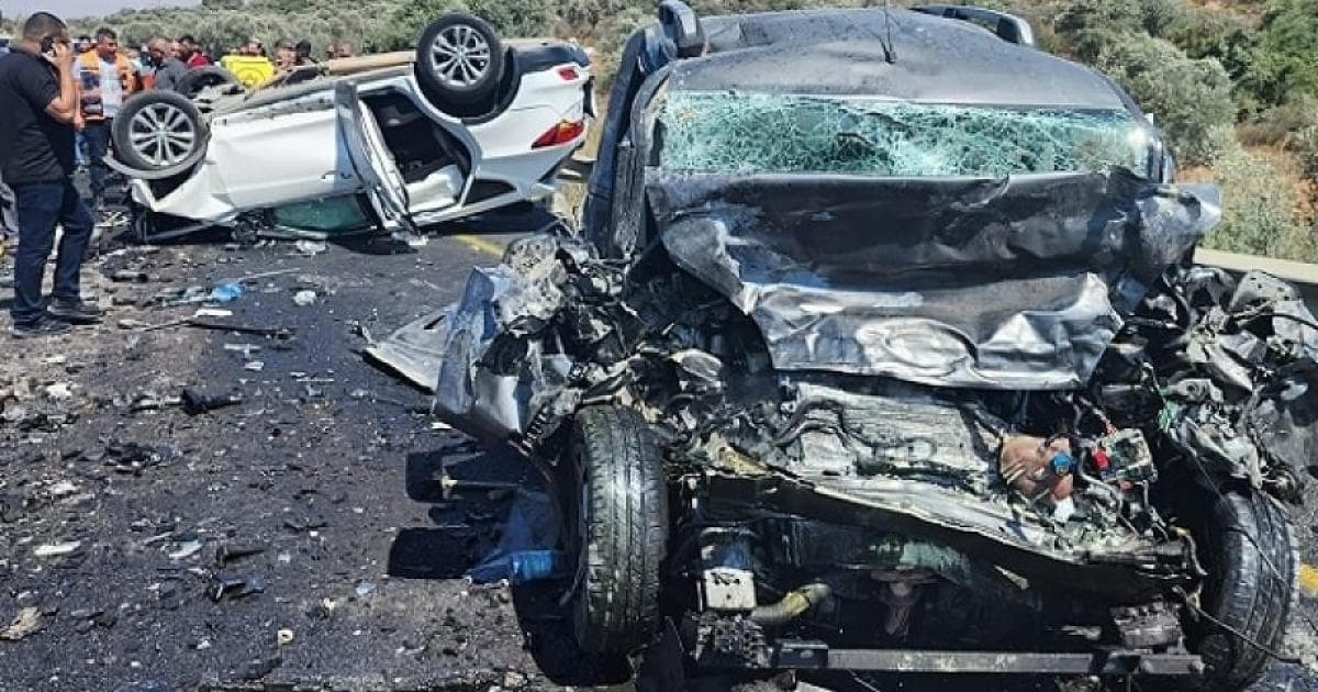 حادث على طريق نابلس يوقع قتيلًا ويصيب 4