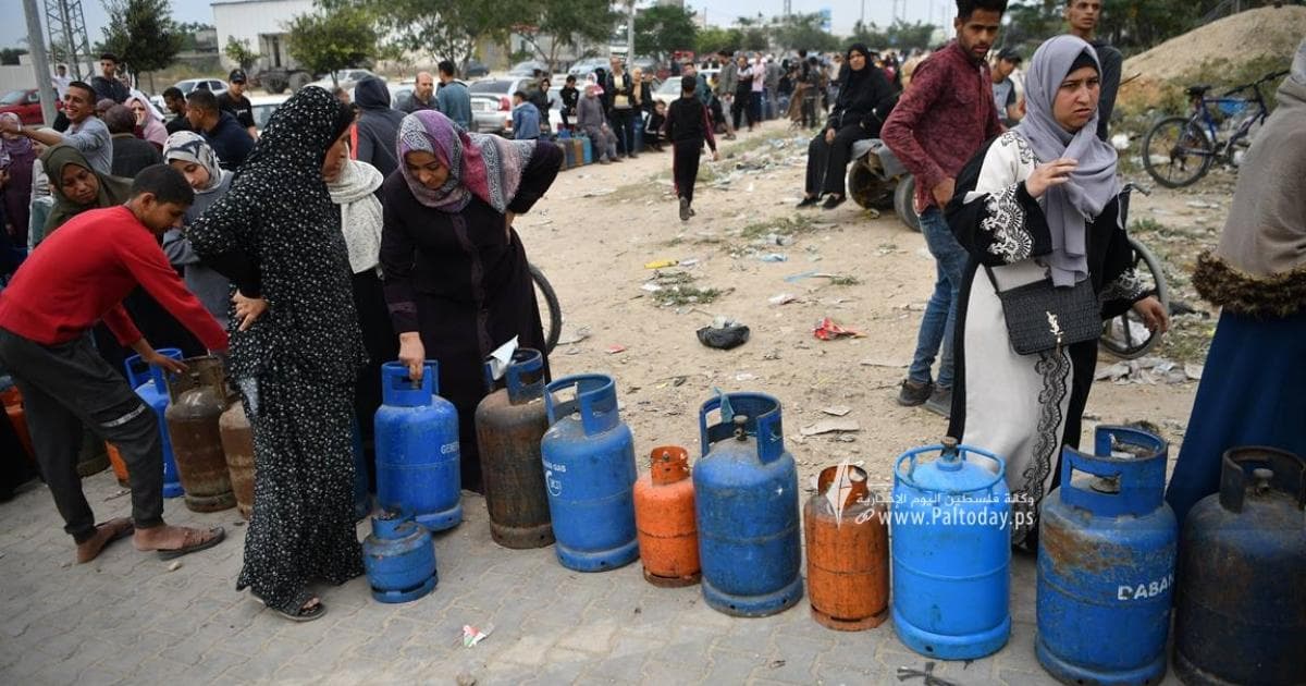 تنويه للمواطنين حول تعبئة غاز غزة