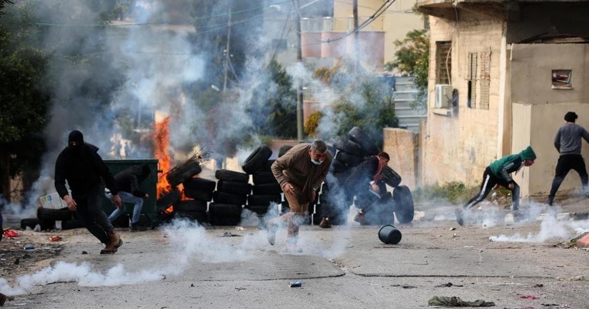 Clashes in Kafr Malik near Ramallah