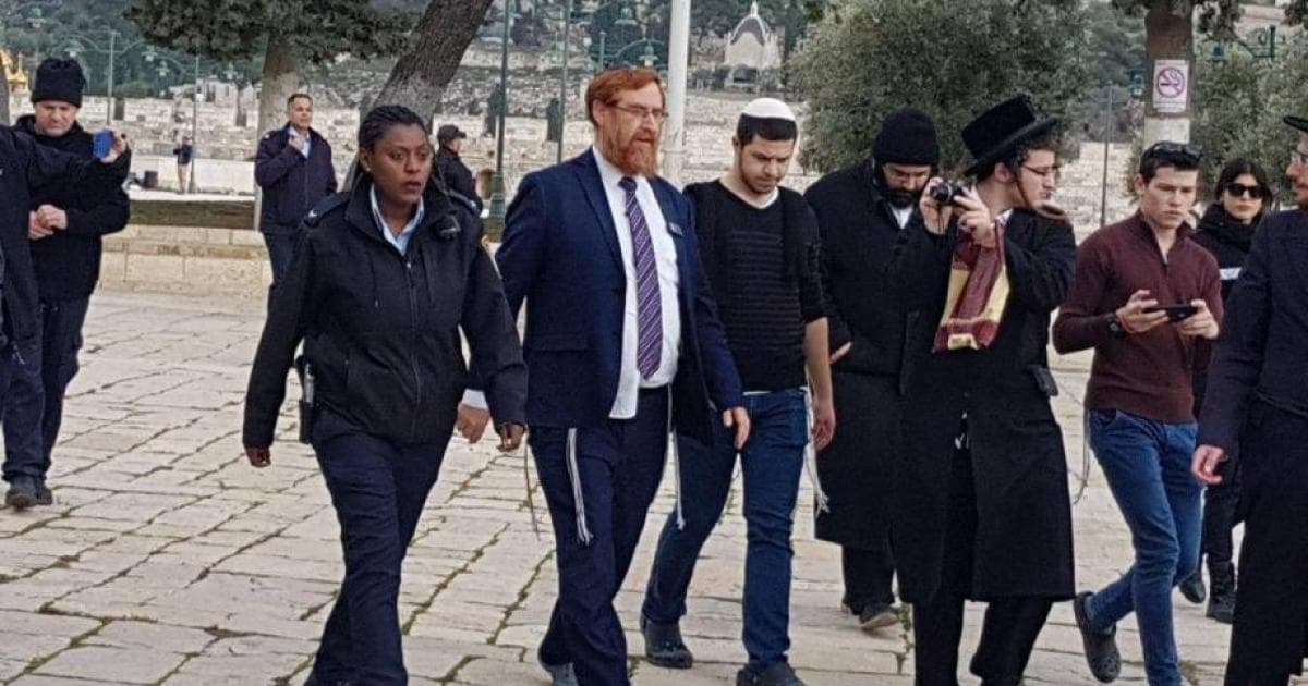 Settlers Storm Al-Aqsa with Glick