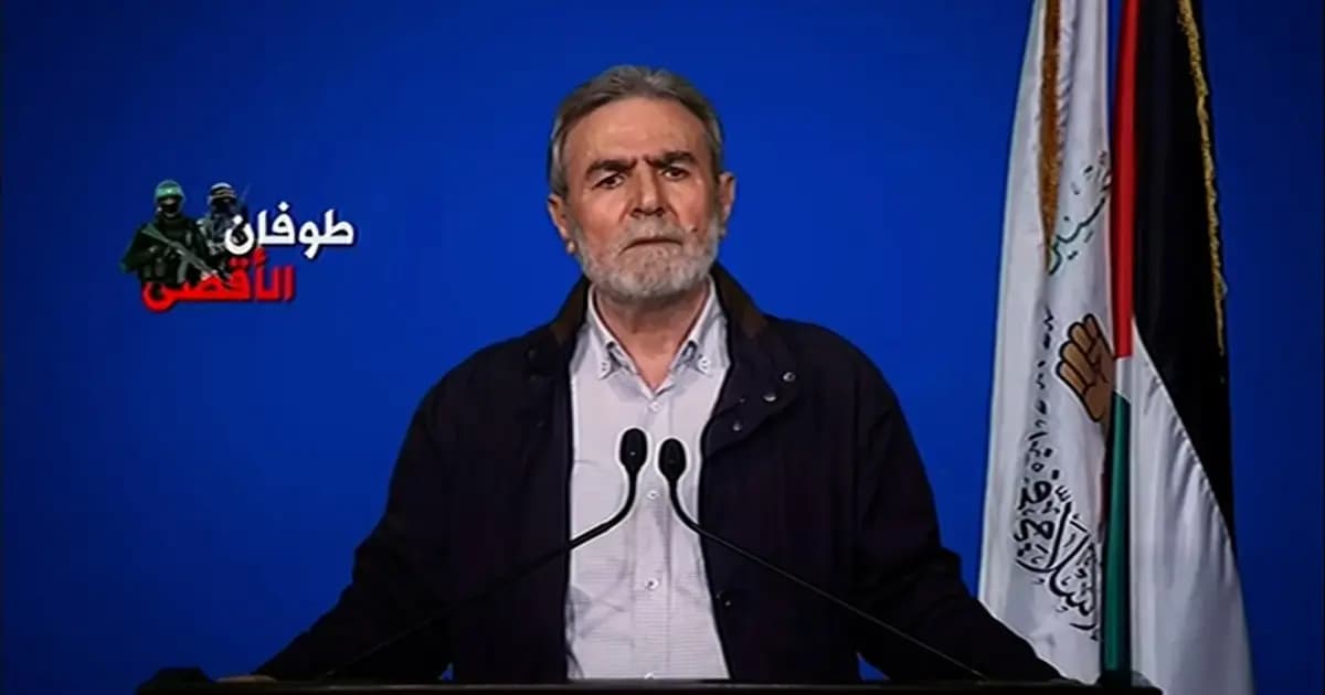وقفة لقائد النخالة في ذكرى انطلاقة الجهاد
