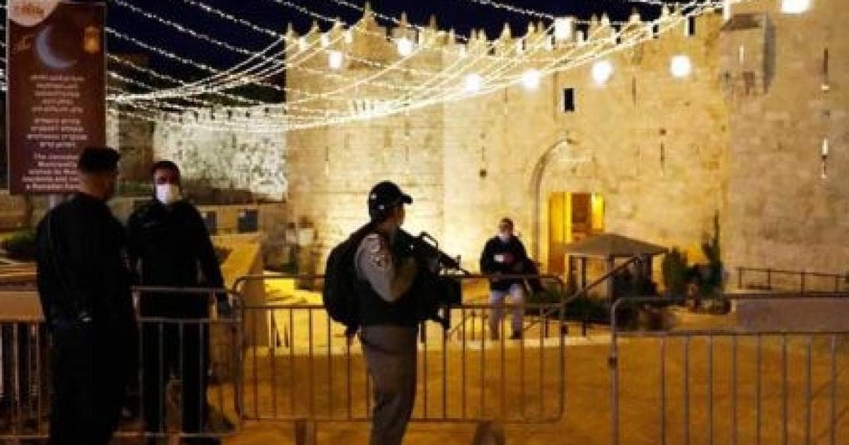Jerusalem incident at Bab al-Amud suspected stabbing