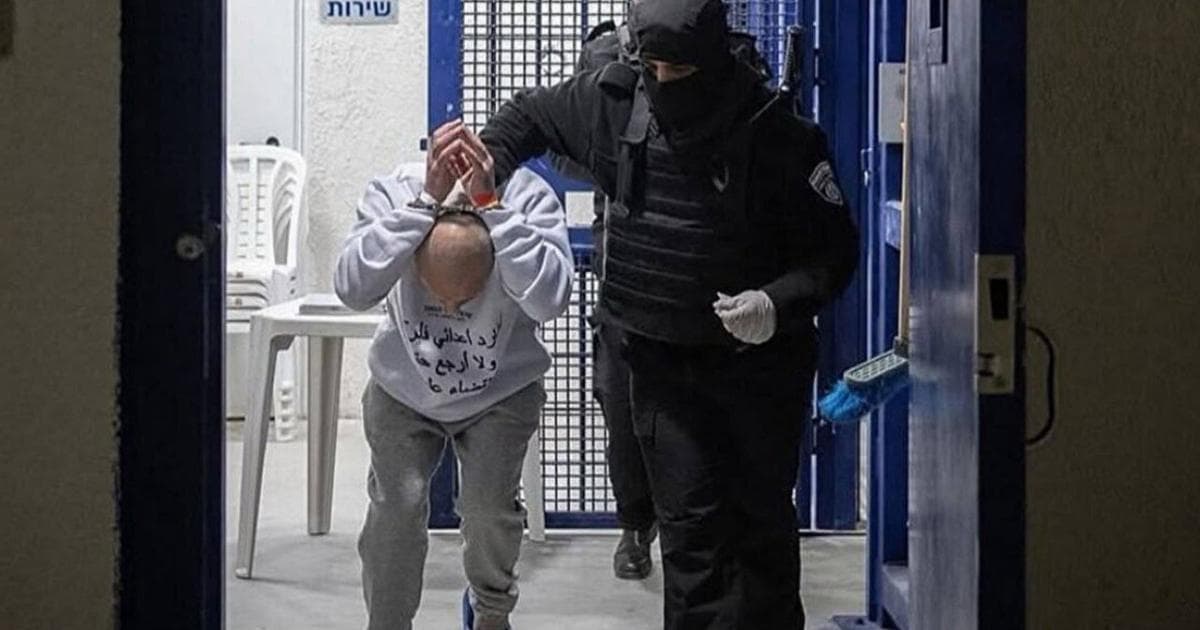 Wounded prisoner Mataan treated in occupation prison
