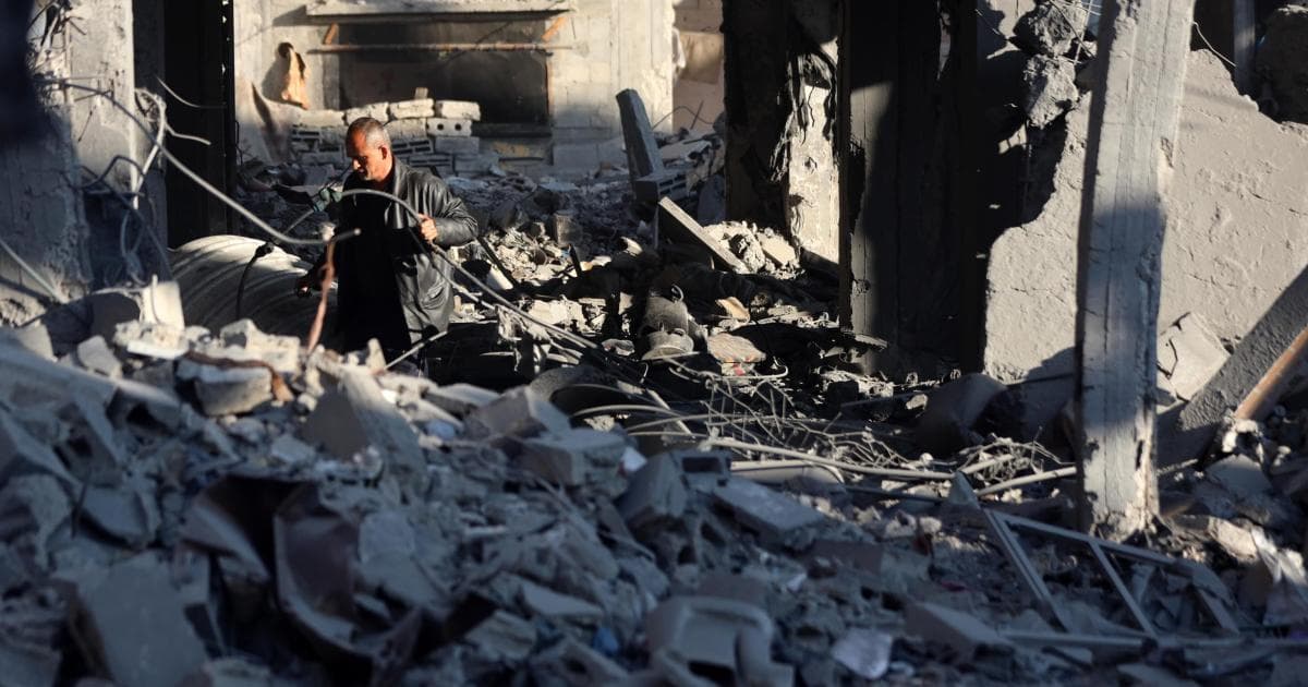 Three children among five killed in Gaza airstrike