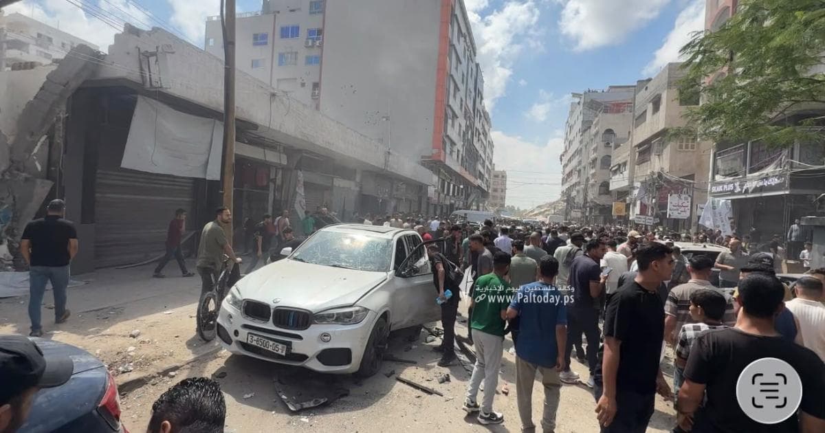 إصابات جراء قصف مسيرة إسرائيلية غرب النصيرات