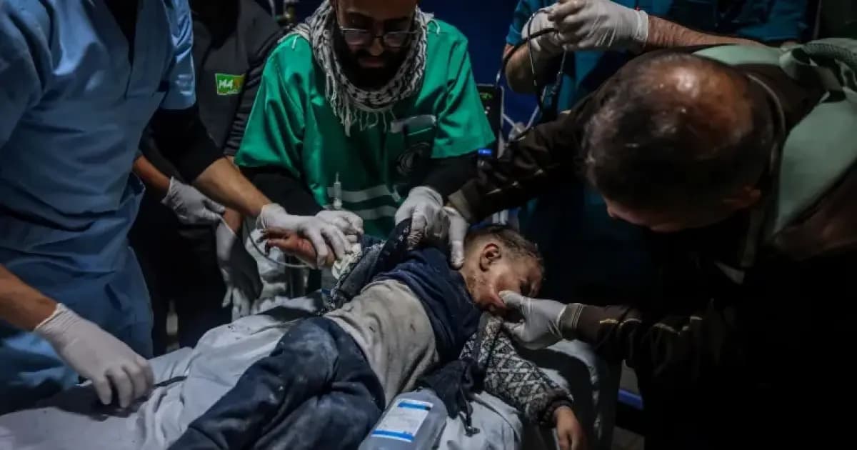 طفلة مصابة برصاص الاحتلال في خانيونس