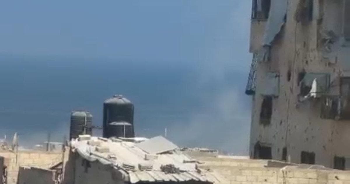 Two hurt in Israeli airstrike at Al-Shati Camp