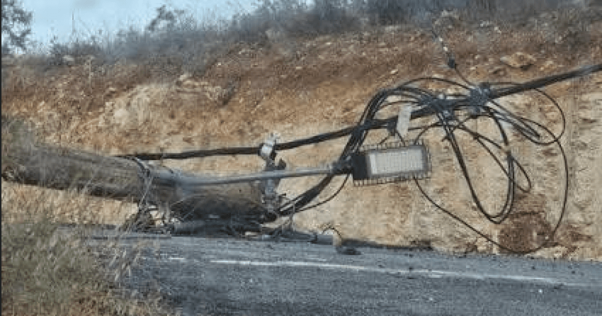 Settlers deconstruct monument south of Nablus