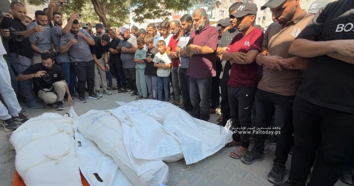 Gaza Mina Square massacre toll now 7