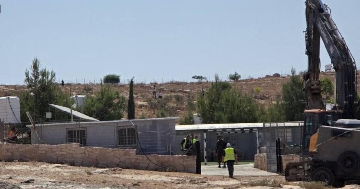Occupation bulldozers demolish school in Masafer Yatta