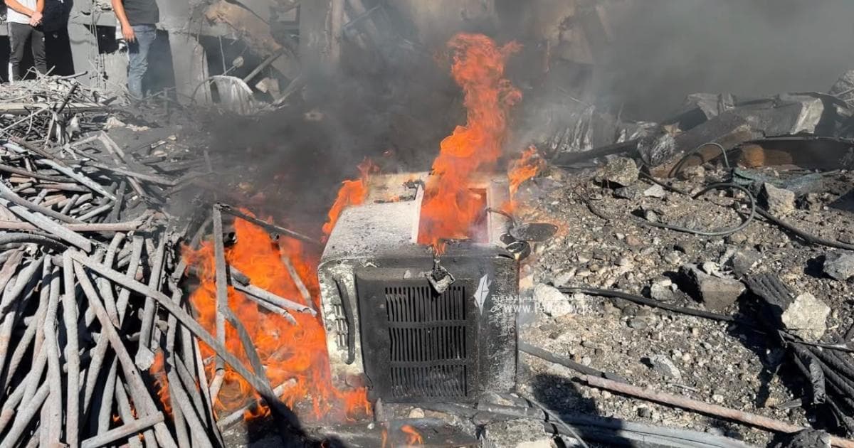 Water plant destroyed in Sheikh Ridan threatening families