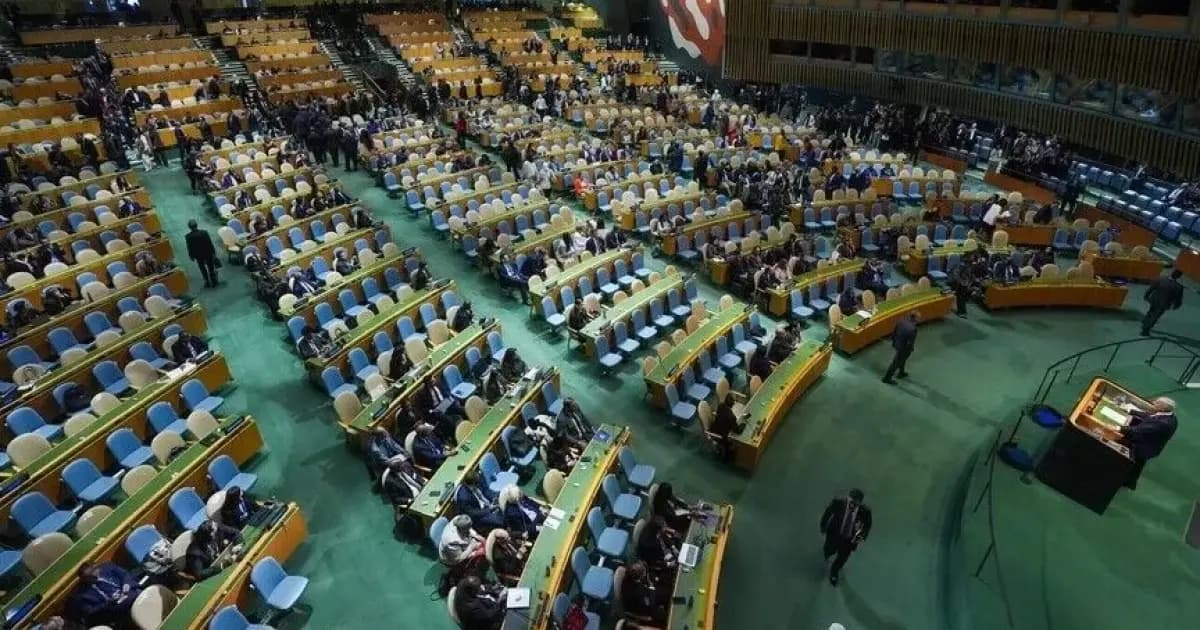 Netanyahu speaks at UN amid protests