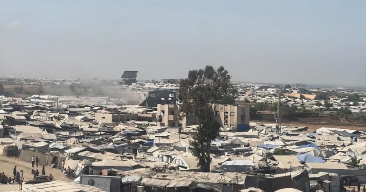 إصابات جراء قصف إسرائيلي غرب خانيونس