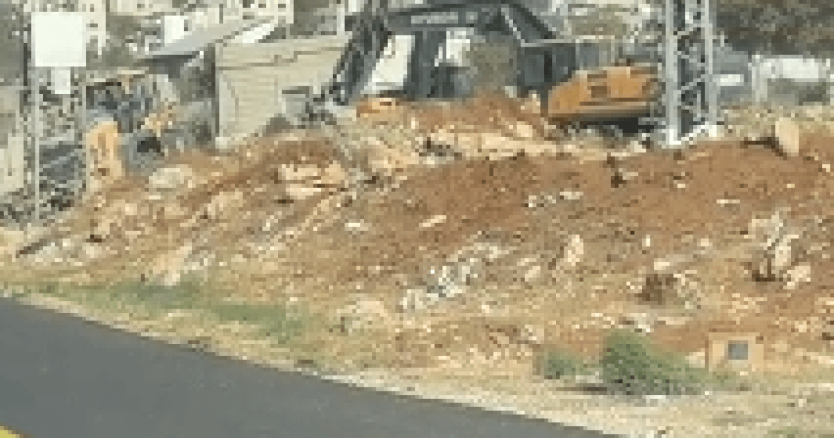 الاحتلال يجرف حي طبلاس في حزما
