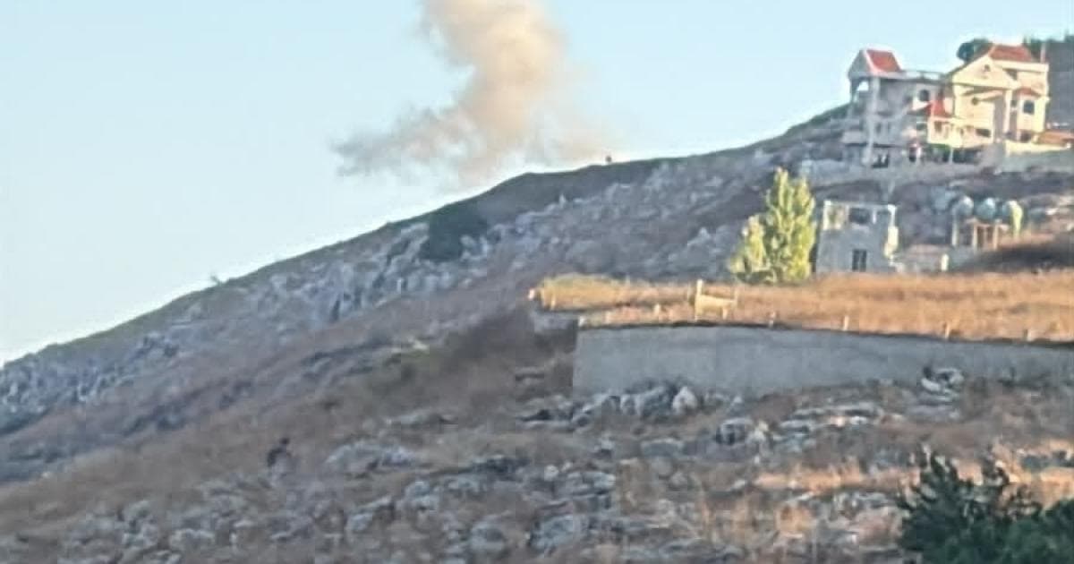 Israeli blasts in southern Lebanon