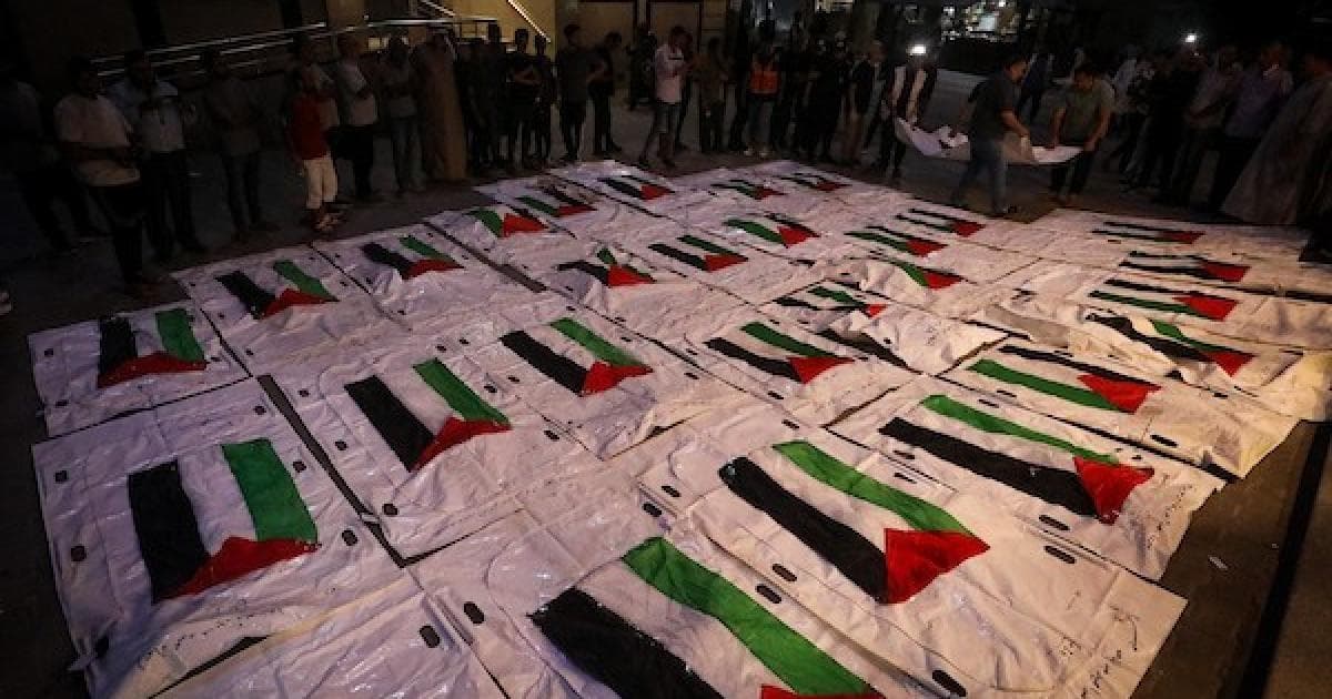 Al-Nasirat mourns over 50 martyrs' bodies found