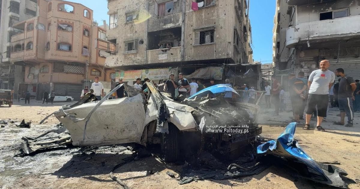 خانيونس تتعرض لقصف جوي