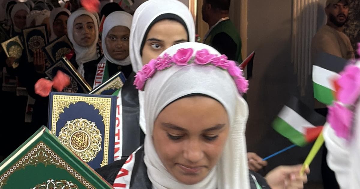 85 حافظًا يتوجون في غزة