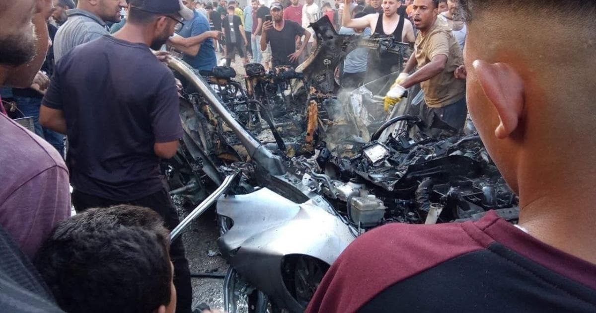 إصابات جراء قصف إسرائيلي غربي غزة