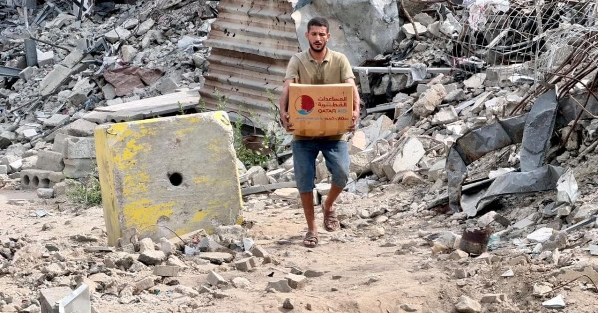 نزوح السكان بعد افتتاح الخط الأصفر عند مفرق الشجاعية
