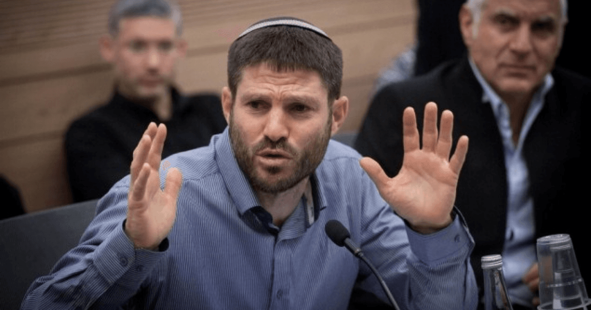 Britain Limits Settlements, Smotrich Responds