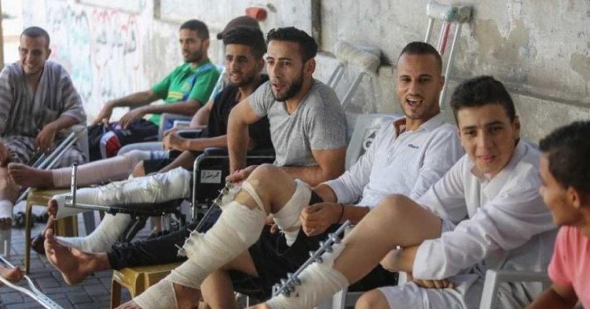 Gaza's injured call for healthcare