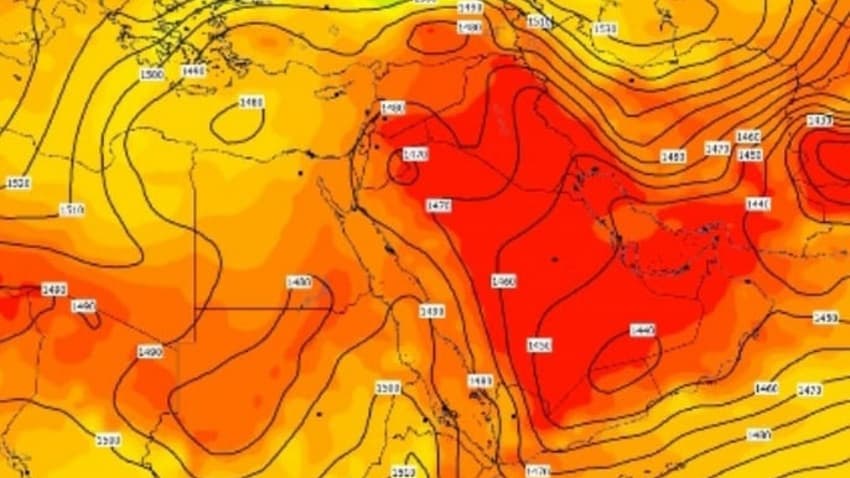 كتلة هوائية حارة تؤثر على المملكة بدءا من الغد