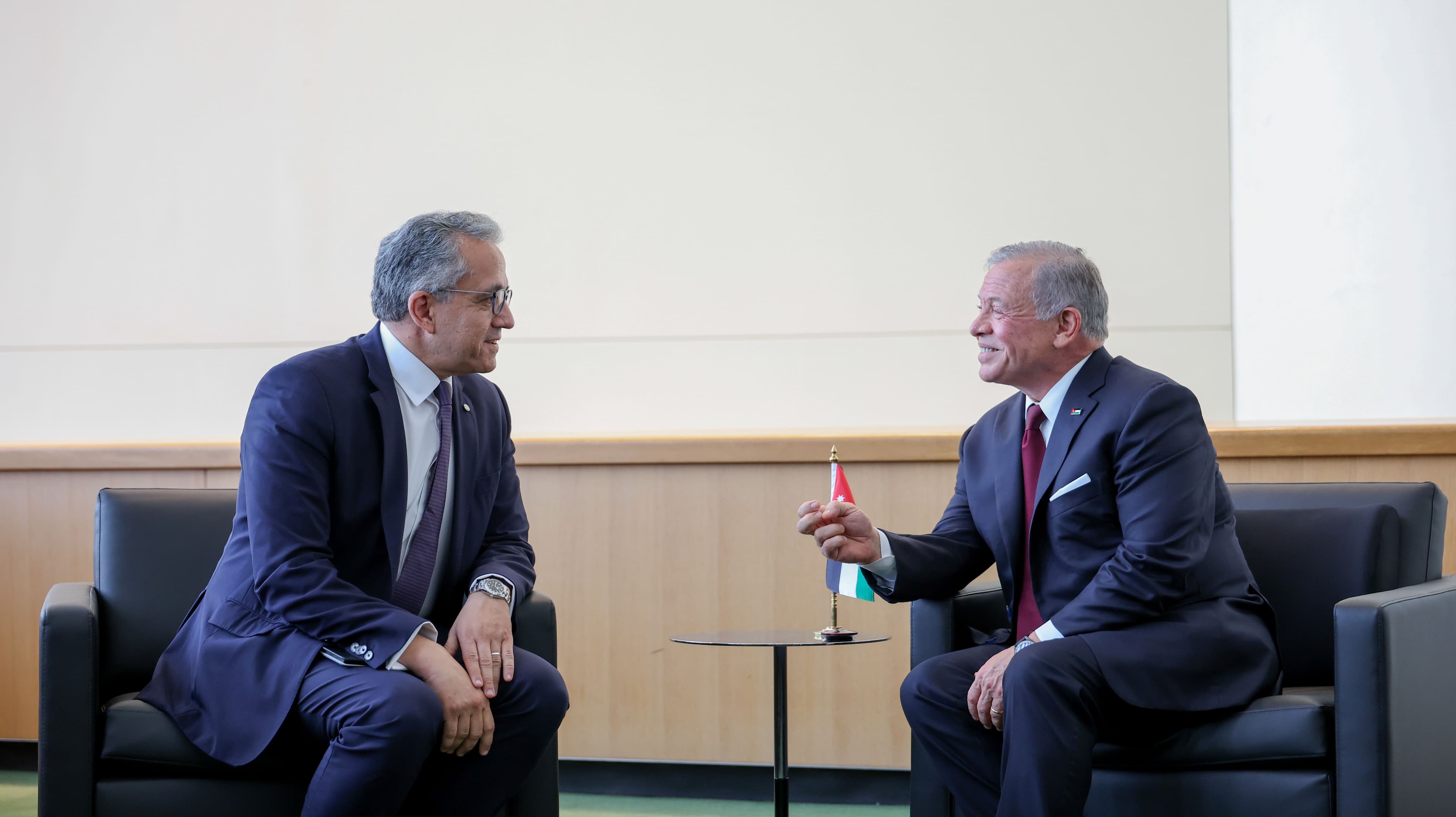 King meets UNESCO Chief at UN