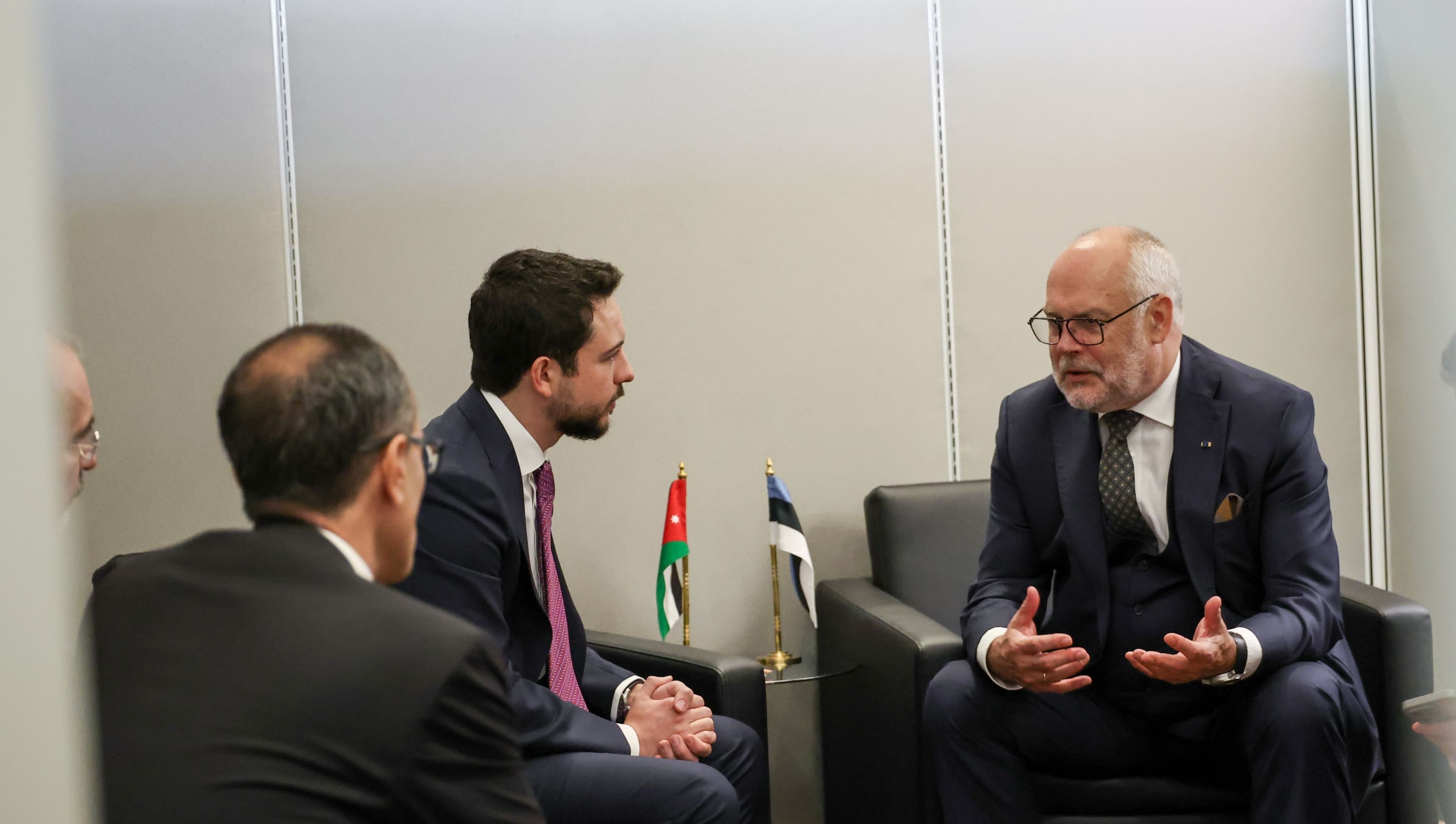Crown Prince discusses with Estonian PM at UN