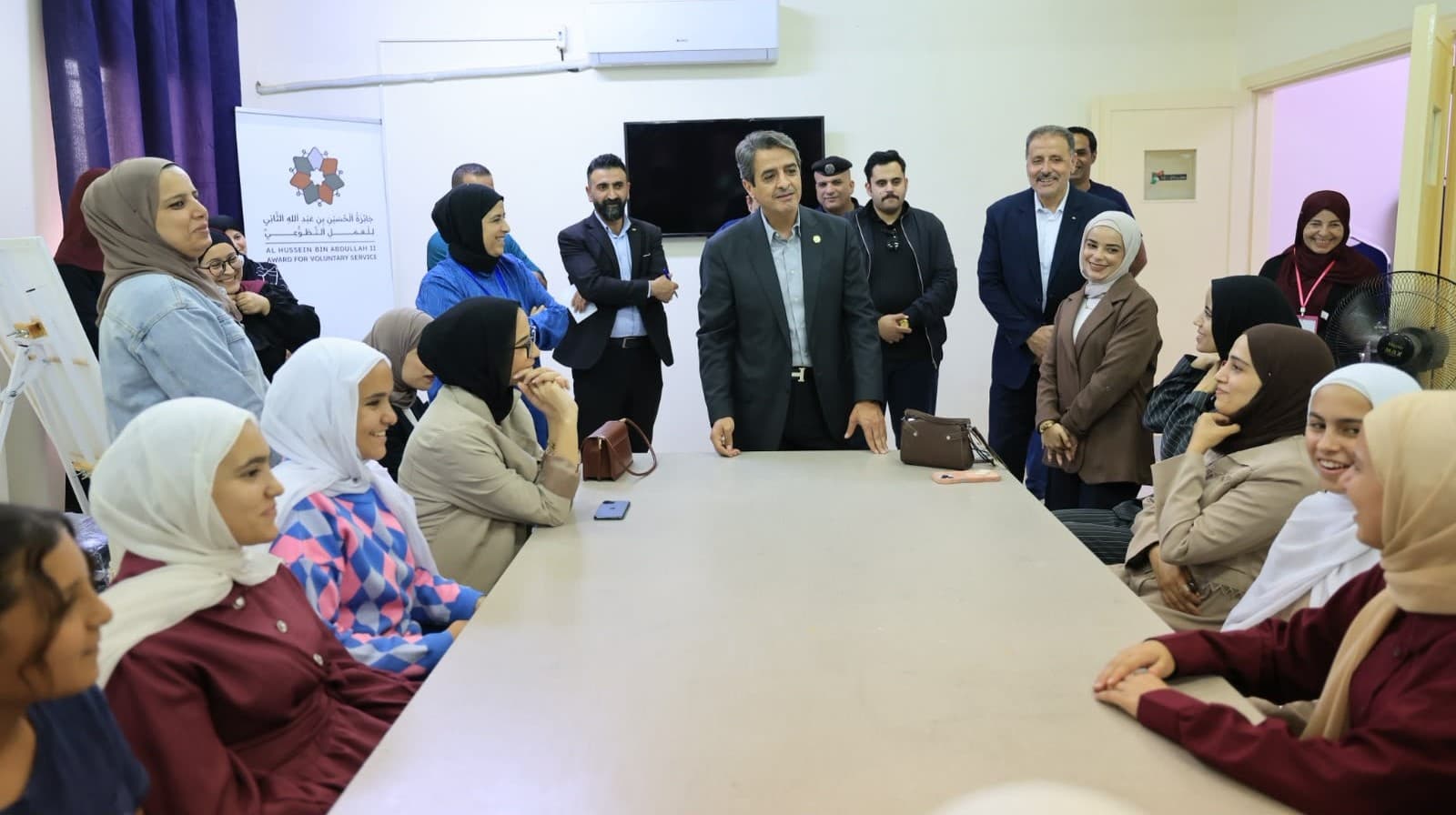 Youth Minister Tours Madaba Centers