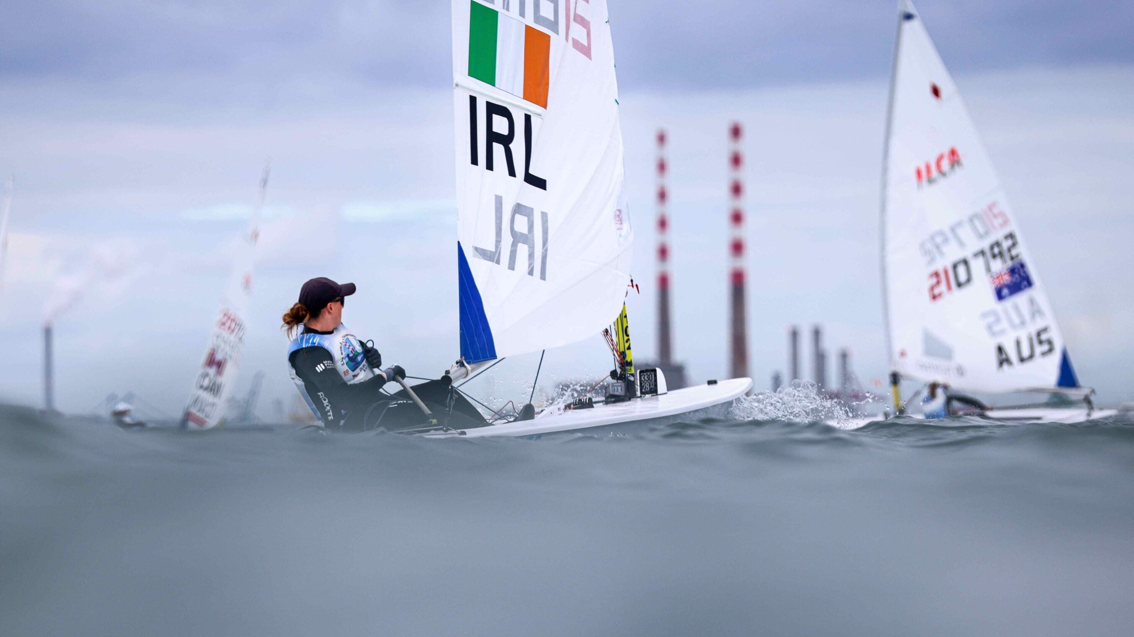 Eve McMahon Advances to 11th in ILCA 6 Gold Fleet