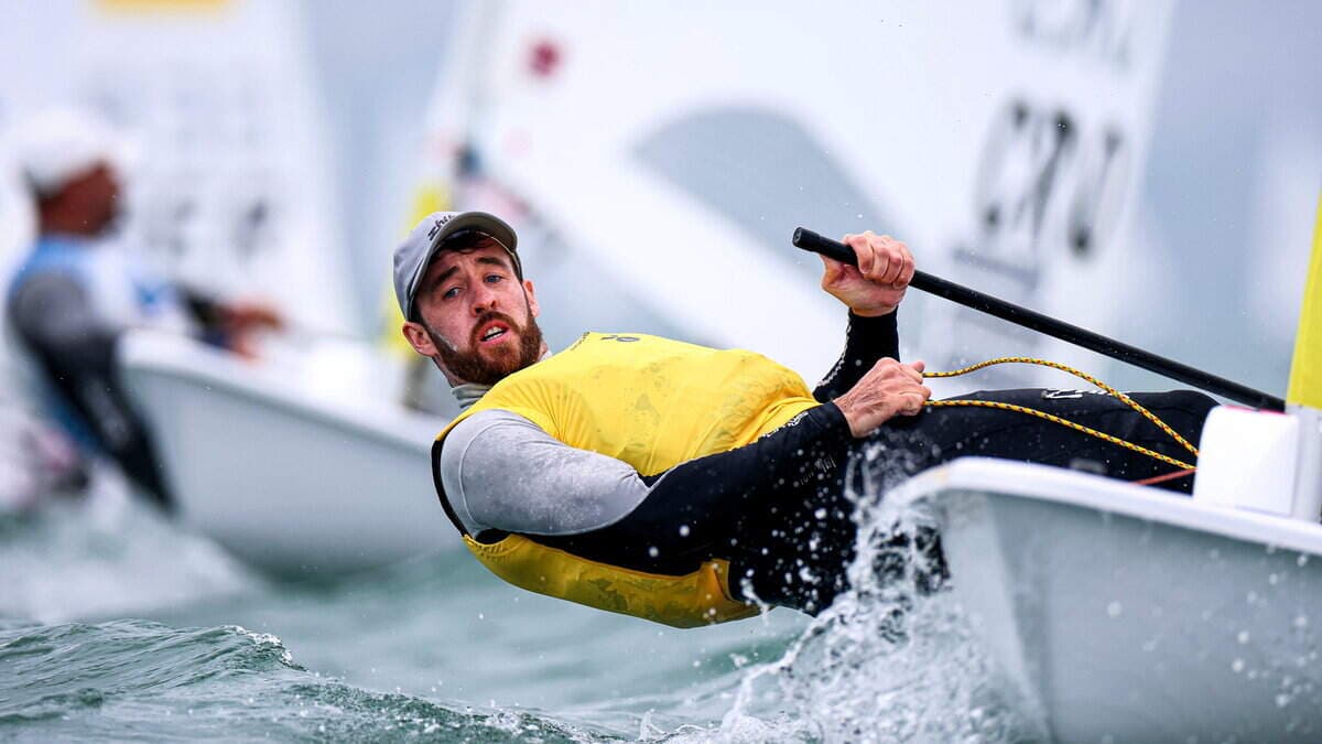 Finn Lynch places eighth at sailing World Championship