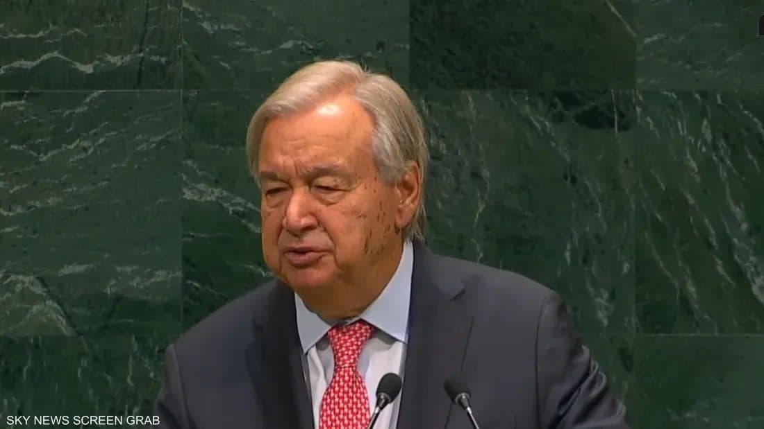 Guterres Warns of Gaza Crisis and Settlement Threat