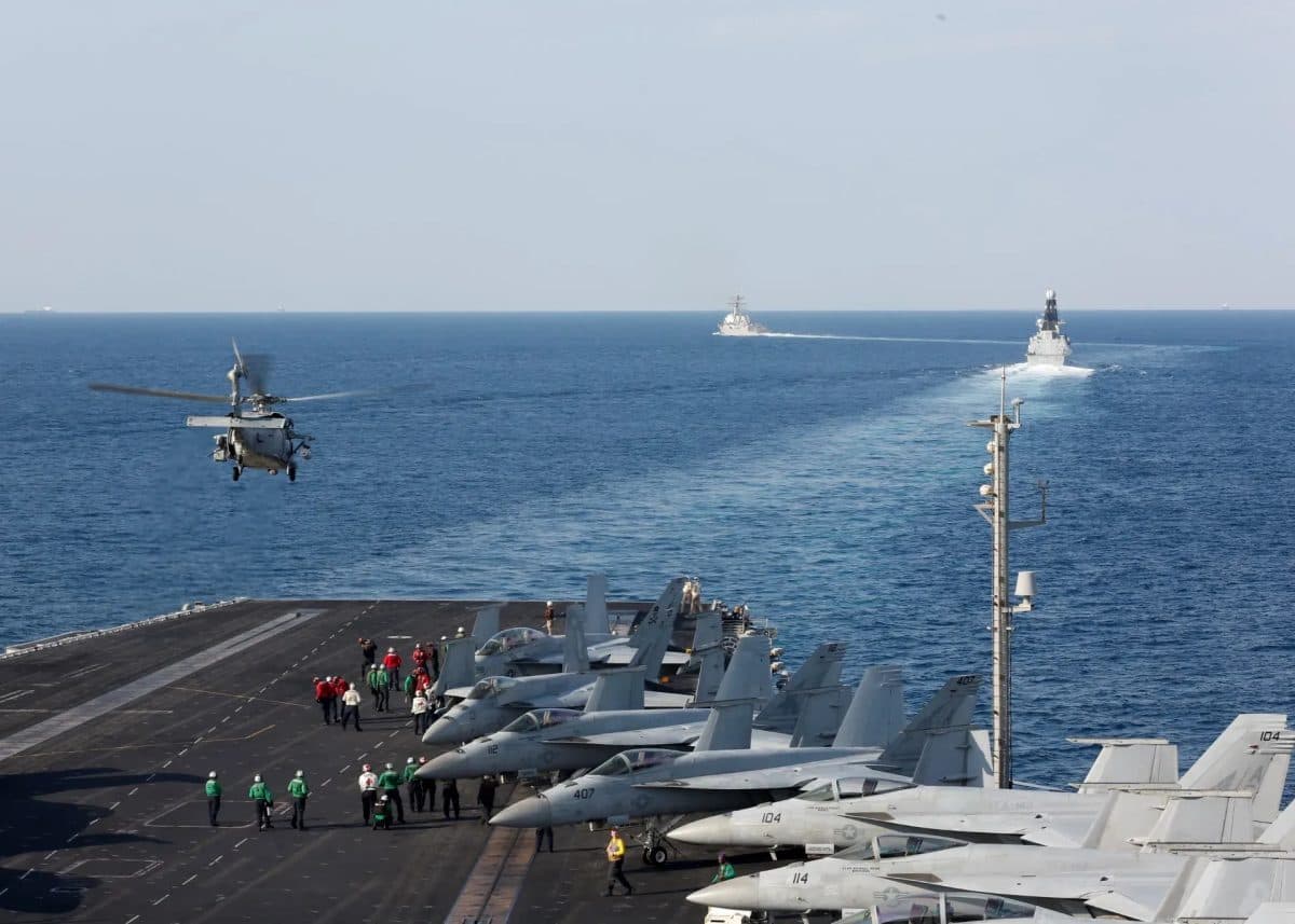 Multiple suicide attempts on US carrier in Middle East