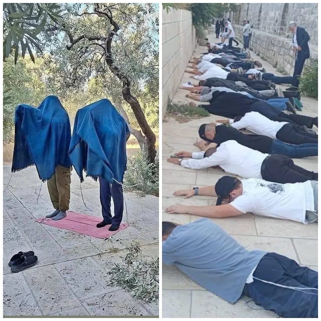 مستوطنون يؤدون طقوسًا في الأقصى