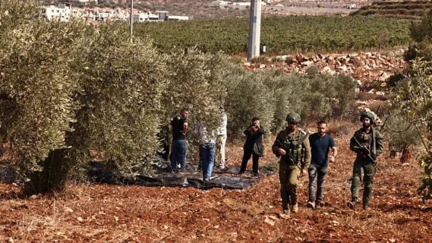 West Bank settler attacks on workers