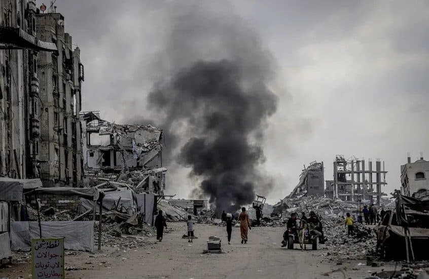 Palestinian killed and injured in Gaza procession attack