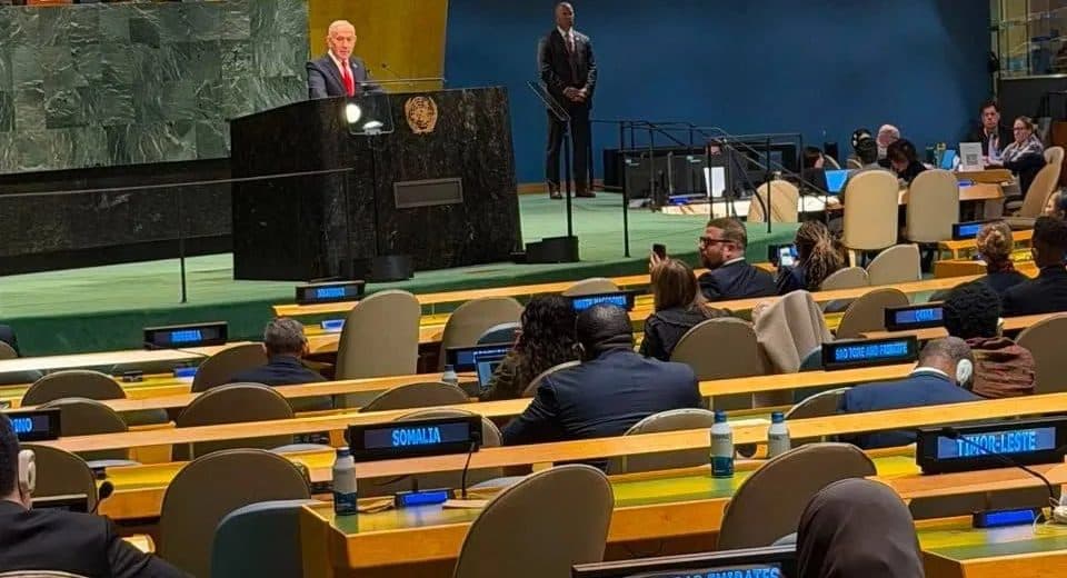 Netanyahu Speech Triggers UN Withdrawal