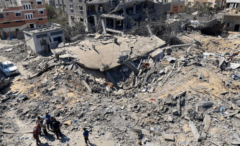 Casualties in Gaza from airstrikes and gunfire
